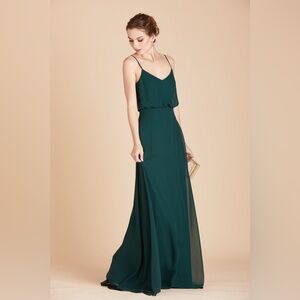 Gwennie Chiffon Dress Emerald